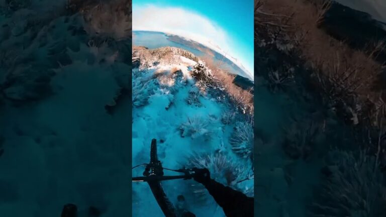 POV: Winter Wonderland MTB edition #looseriders #pov #gopro #mtb #freeride #mountainbike