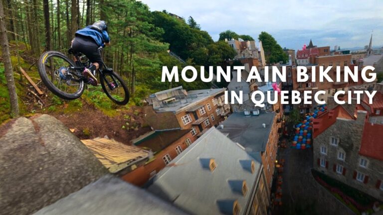 Video: Mountain Biking in Quebec City Seen From the Sky