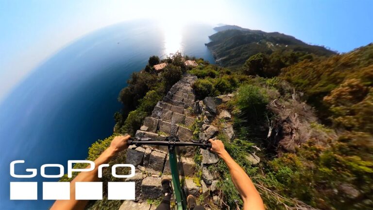 Monday Motivation: Biking Crazy Cliffside Stairs
