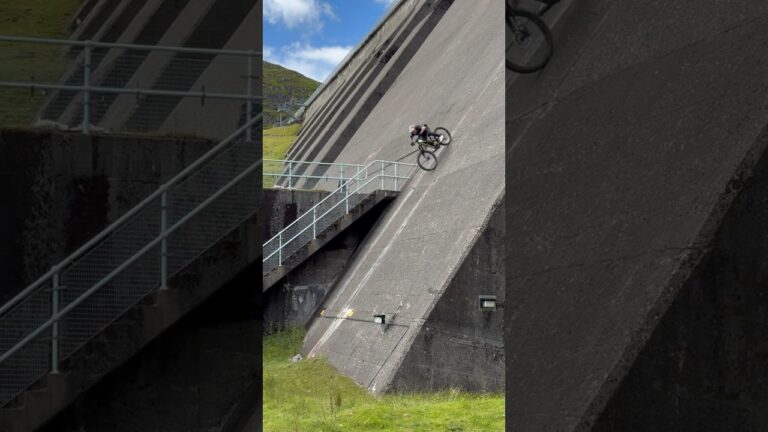Crazy dam spot for Mtb!