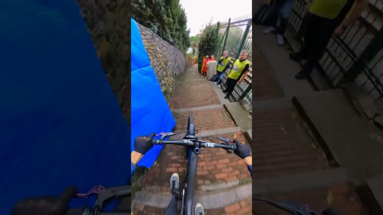 Fastest Urban Downhill Race Ever! #Mountainbiking #urban #gopro