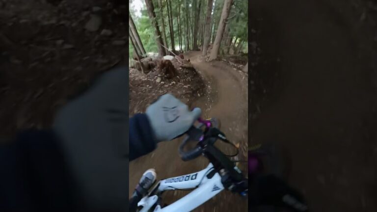 World's best Mountain Bike corners! #mountainbiking #mtb #whistler