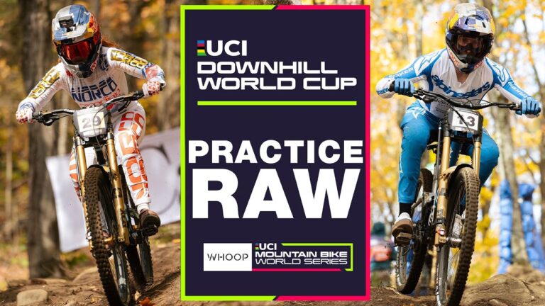 UCI Downhill World Cup: DH Practice RAW | Mont-Sainte-Anne