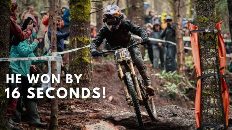 Jackson Goldstone is back racing on a Gnarly Downhill Track